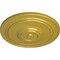 Ekena Millwork Classic Ceiling Medallion (For Canopies up to 5 1/2"), Hand-Painted Rich Gold, 21 7/8"OD x 2 3/8"P CM22CLRGS - alternate 4